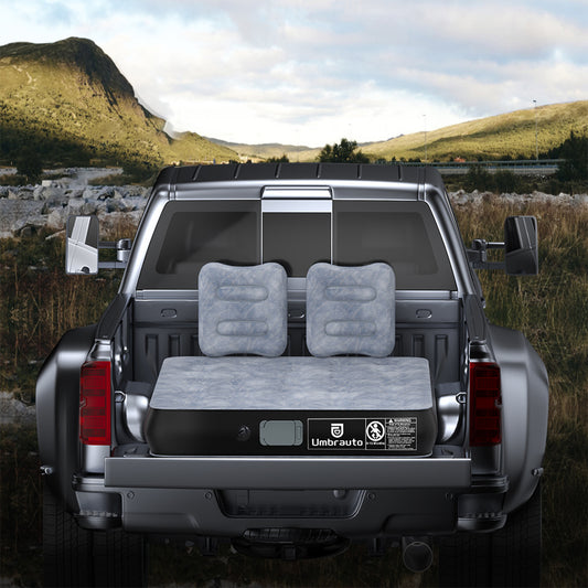 Umbrauto 5.5-6.5 ft Square Truck Bed Air Mattress with Wireless Rechargeable Pump Inflatable Full Size Pickup  Air Mattress