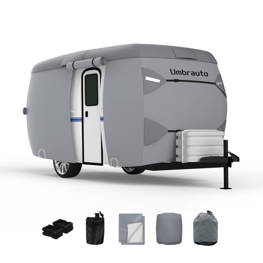 Umbrauto 7 Layers Top Fiberglass Travel Trailer Cover