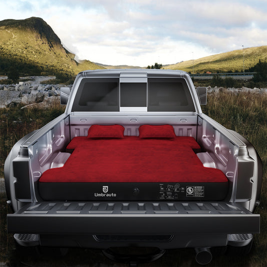 Umbrauto 5.5-5.8FT Short Truck Bed Air Mattress 1.0 ,Red
