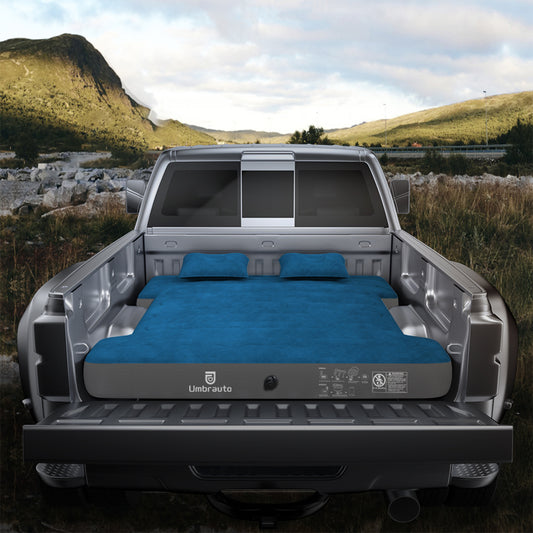 Umbrauto 5.5-5.8 FT Short Truck Bed Air Mattress 1.0 ,Blue