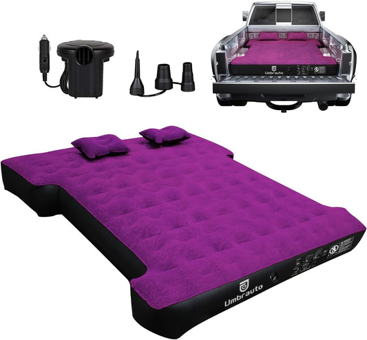 Umbrauto 5.5-5.8 FT Short Truck Bed Air Mattress 1.0,Purple