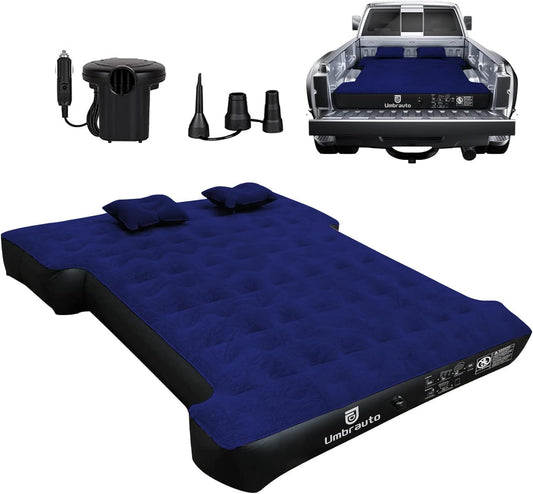 Umbrauto 5.5-5.8 FT Short Truck Bed Air Mattress 1.0,Navy