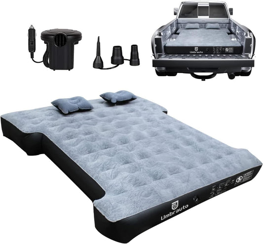 Umbrauto Full Size 5.5-5.8FT Truck Bed Air Mattress 1.0,Gray