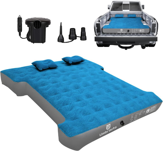 Umbrauto 5.5-5.8 FT Short Truck Bed Air Mattress 1.0 ,Blue