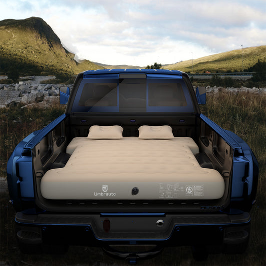 Umbrauto 5.5-5.8FT Short Truck Bed Air Mattress Beige 1.0,Beige