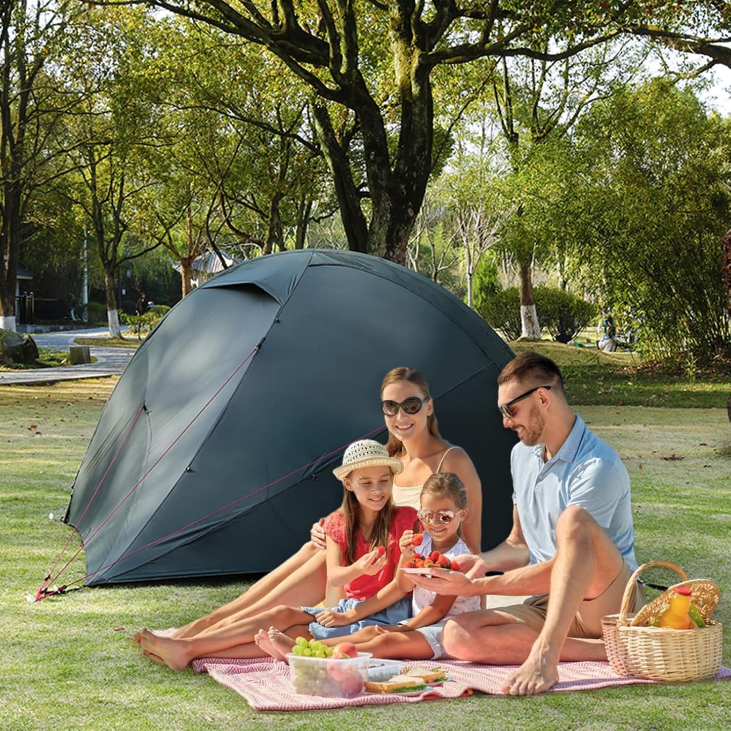 Umbrauto 4 Person Ultralight Camping Tent – Waterproof 3-Season Dome Tent for Hiking, Backpacking & Outdoor Adventure