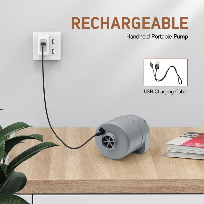 Umbrauto Built-in Pump Truck Bed Air Mattress for 5.5-5.8ft Auto Inflate Short Truck Bed Air Mattress  2.0