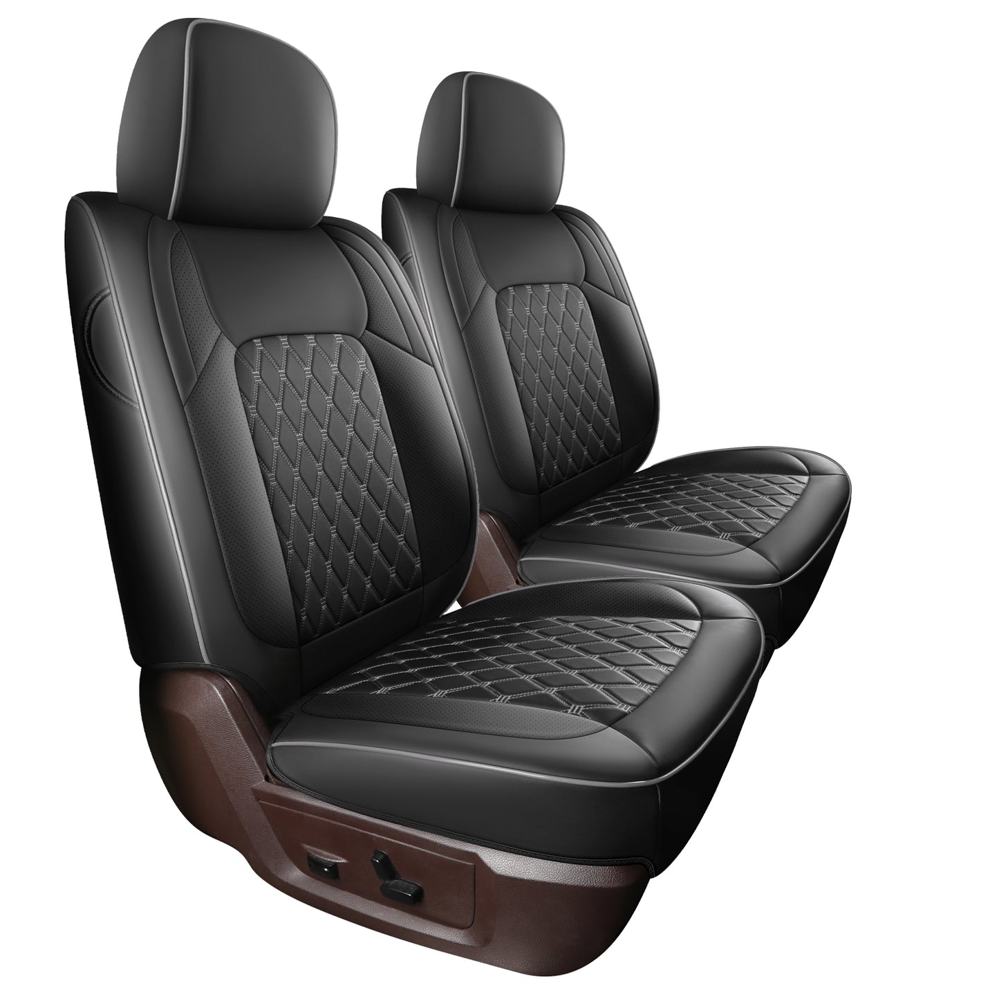 Umbrauto Custom Leather Seat Covers for Dodge Ram 1500 2500 3500 (2009–2025), Full Coverage Luxury Fit for Crew Cab, Double Cab & Regular Cab