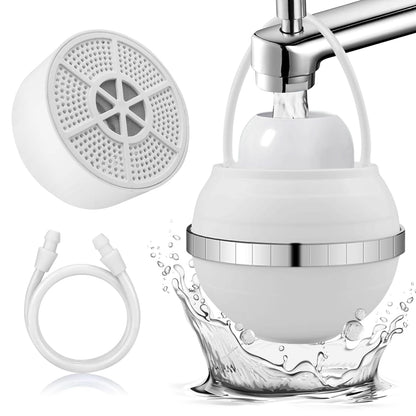Bathtub Faucet Water Filter – Removes Chlorine & Fluoride, Softens Water