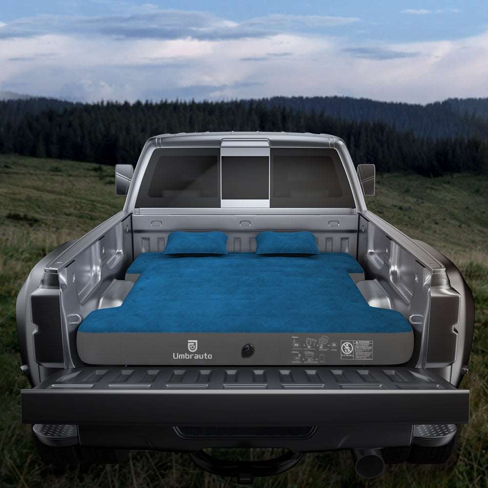 Umbrauto Truck Bed Air Mattress,Blue