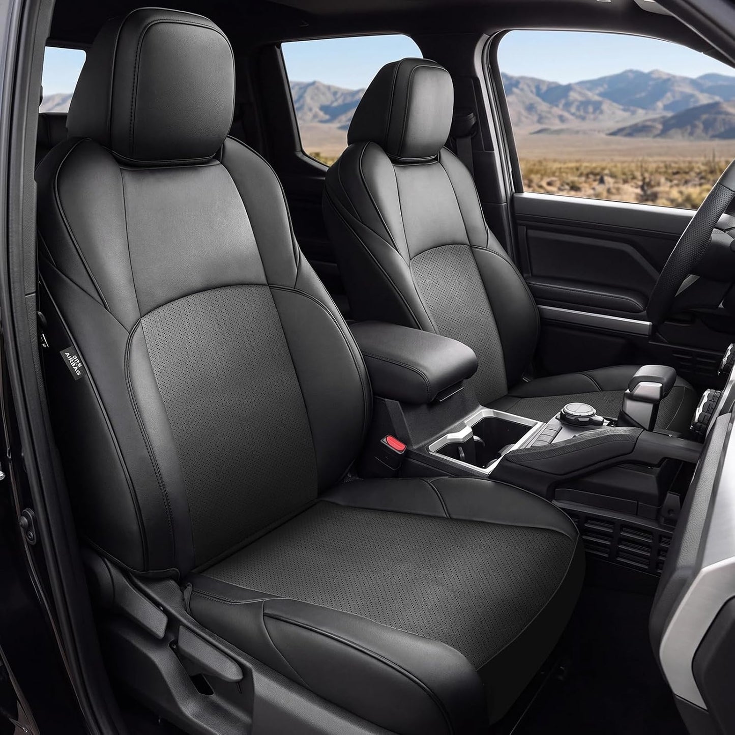 Truck Seat Covers for Toyota Tacoma 2024-2026 Double Cab, Full Set