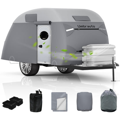 Umbrauto 7 Layers Teardrop Travel Trailer Cover