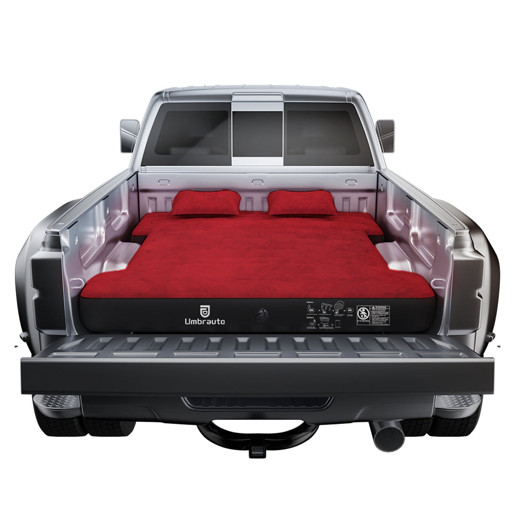 Umbrauto 5.5-5.8FT Short Truck Bed Air Mattress 1.0 ,Red