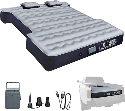 5.5-6.5ft Bulit-in Pump Truck Bed Air Mattress Umbrauto 3.0