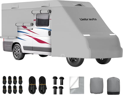Umbrauto Class B RV Cover, Waterproof Sprinter Van Cover, Lightweight Camper Cover, with Windproof Straps, Winter Campsite