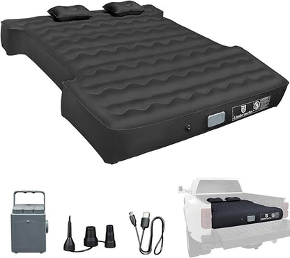 Umbrauto 5.5-6.5ft Built-in Pump Short Truck Bed Air Mattress 3.0