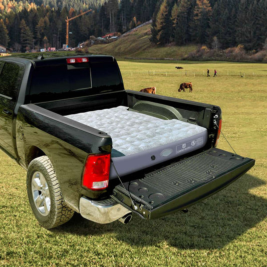 5.5-5.8ft Auto Inflate Short Truck Bed Air Mattress Umbrauto 2.0