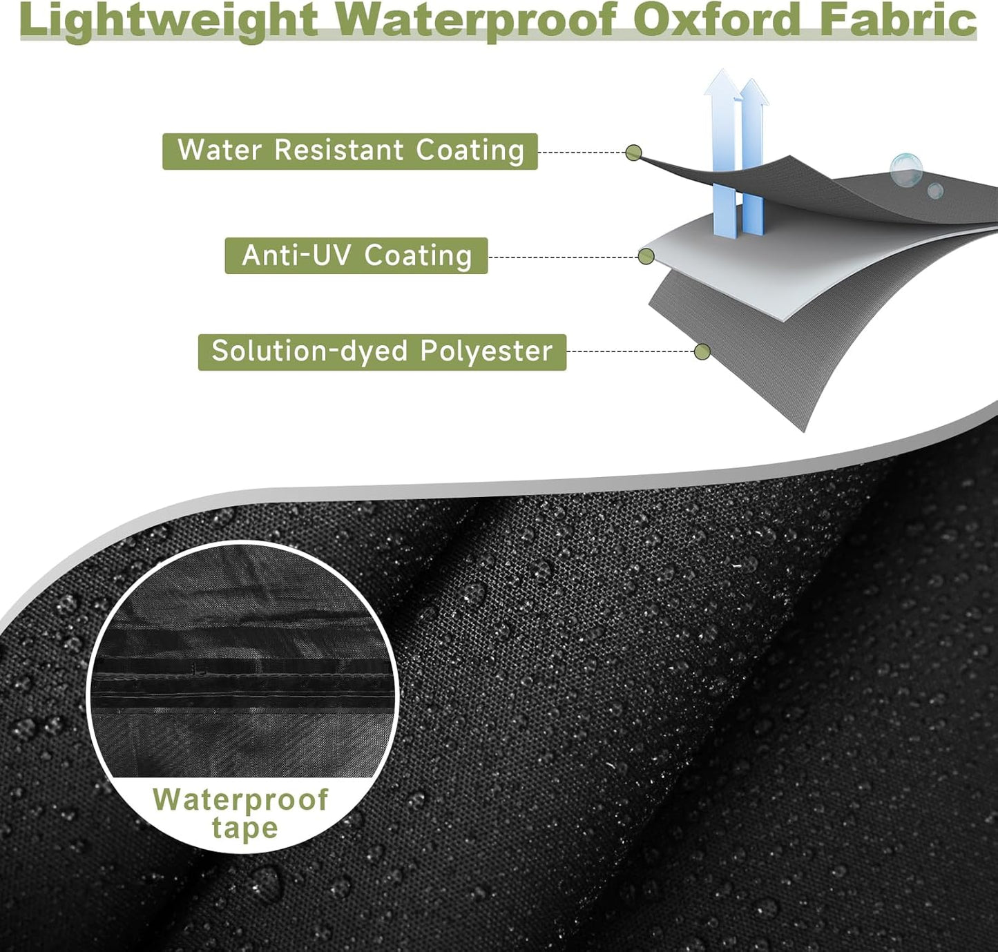 Umbrauto Electric Tongue Jack Cover – Universal Waterproof RV Trailer Hitch Cover, Durable Camper Accessory for Travel Trailers