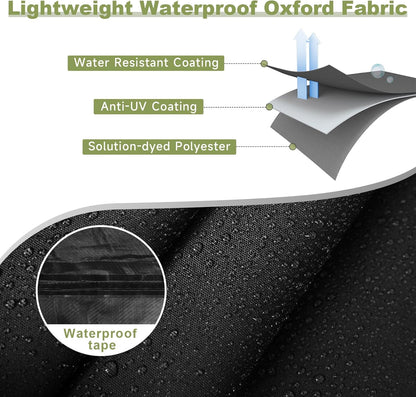 Umbrauto Electric Tongue Jack Cover – Universal Waterproof RV Trailer Hitch Cover, Durable Camper Accessory for Travel Trailers