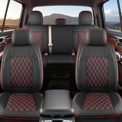 Umbrauto Custom Leather Seat Covers for Dodge Ram 1500 2500 3500 (2009–2025), Full Coverage Luxury Fit for Crew Cab, Double Cab & Regular Cab