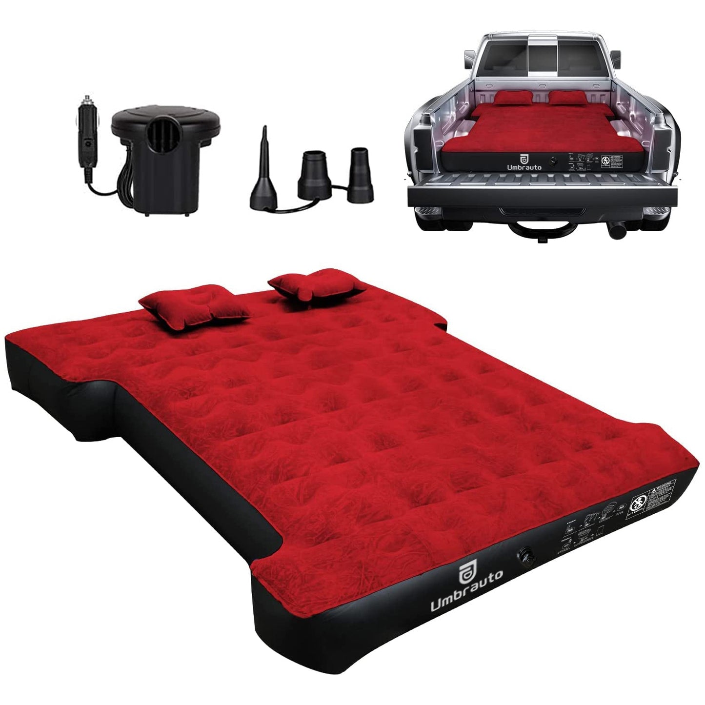 Umbrauto  6-6.5FT Full Size Truck Air Mattress 1.0，Multiple Colors