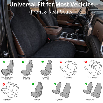 Umbrauto Car Seat Cover Towels Front Seats, Waterproof Sweat Car Seat Towel Protector After Gym Post Workout Athletic, SUV Truck Seat Towel Cover for Running Swimming Beach and Hiking