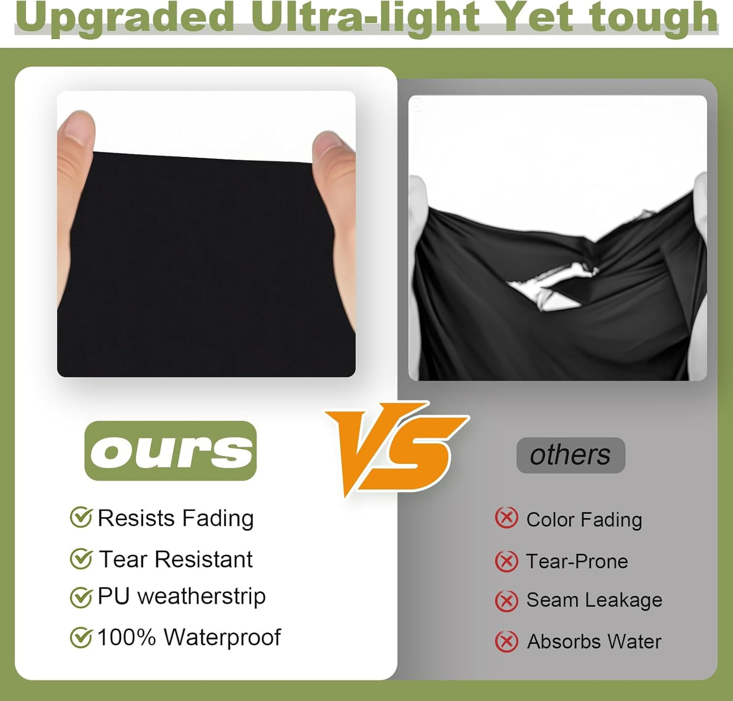 Umbrauto Electric Tongue Jack Cover – Universal Waterproof RV Trailer Hitch Cover, Durable Camper Accessory for Travel Trailers