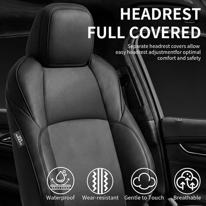 Truck Seat Covers for Toyota Tacoma 2024-2026 Double Cab, Full Set