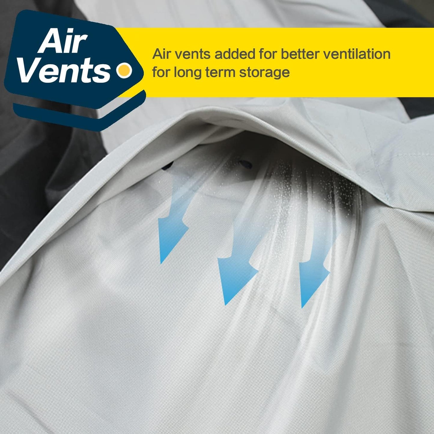 Jet Ski Cover VINPATIO 600D Trailerable Jetski Cover, Heavy Duty 100% Waterproof and UV Protection PWC Cover, 96"-101" L