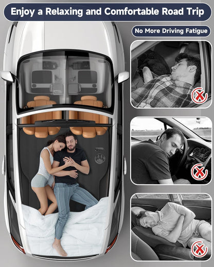 Matelas gonflable épais Umbrauto pour voiture Tesla Y, camping, SUV, noir