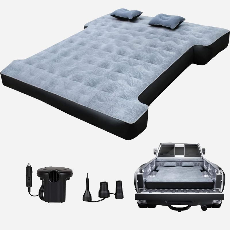 Umbrauto Full Size 6-6.5FT Truck Bed Air Mattress 1.0，Gray