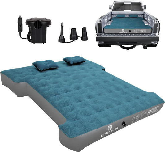 Umbrauto 5.5-5.8 FT Short Truck Bed Air Mattress 1.0 ,Teal