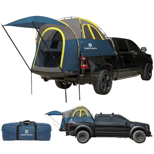 Umbrauto Truck Bed Tent with Awning — Fits 5.5–5.8 ft Truck Beds | PU3000mm Waterproof Pickup Tent