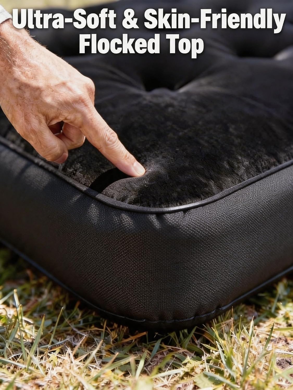 Umbrauto Built-in Pump Air Mattress for 6-6.5ft Truck Bed, Inflatable Full-Size Pickup Airbed for Ford F150/250/350, Chevy Silverado, GMC Sierra, Dodge Ram, Toyota Tundra, Nissan Titan Outdoor Camping