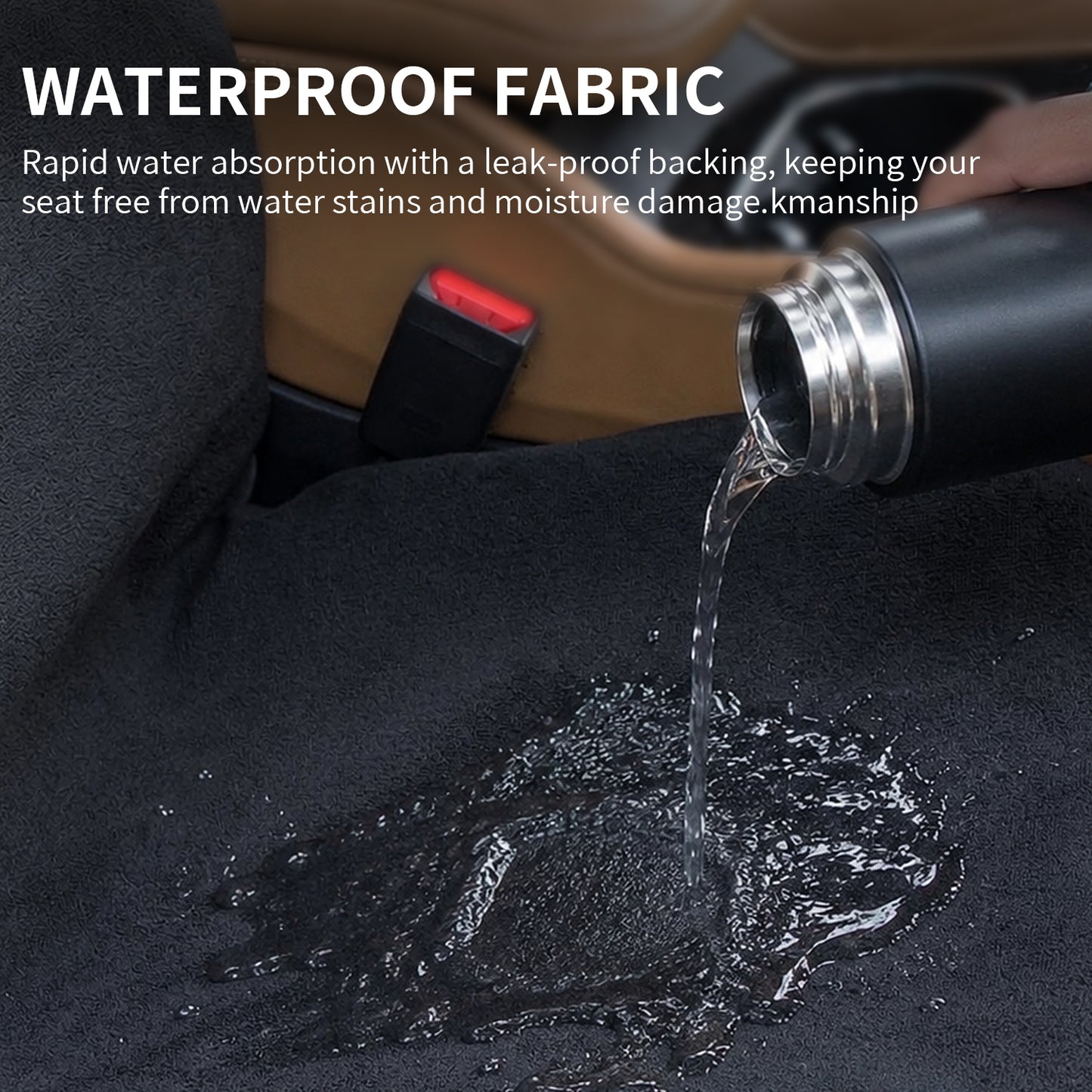 Umbrauto Car Seat Cover Towels Front Seats, Waterproof Sweat Car Seat Towel Protector After Gym Post Workout Athletic, SUV Truck Seat Towel Cover for Running Swimming Beach and Hiking