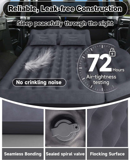 Car Back Seat Air Mattress Inflatable Vehicle Air Mattress