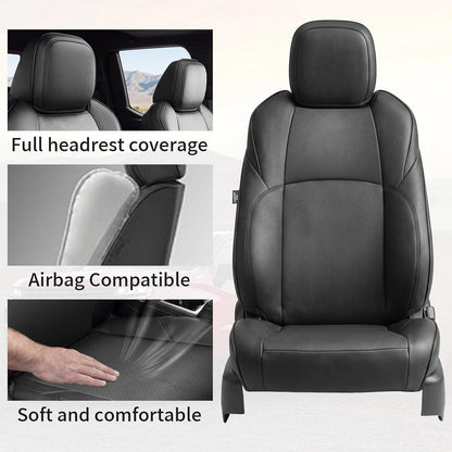 Truck Seat Covers for Toyota Tacoma 2024-2026 Double Cab, Full Set