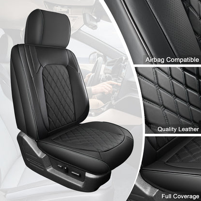 Umbrauto Truck Seat Cover Fit for Silverado and Sierra，Black