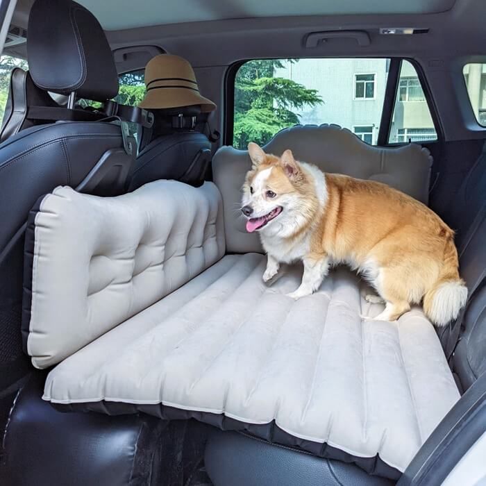 Car Back Seat Air Mattress Inflatable Vehicle Air Mattress