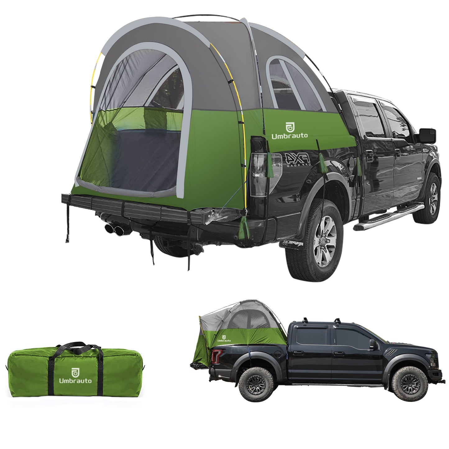 Umbrauto Truck Bed Tent PU3000mm Waterproof Pickup Truck Tents